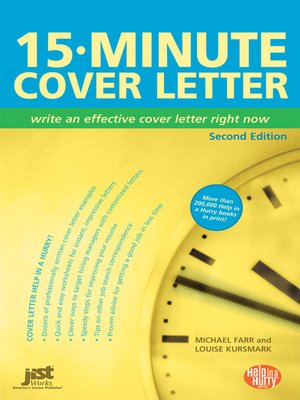 cover image of 15 Minute Cover Letter